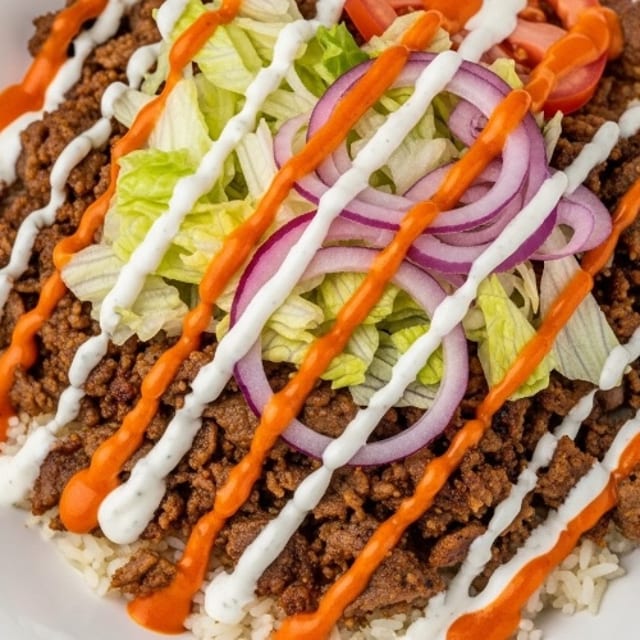 Lamb Over Rice.