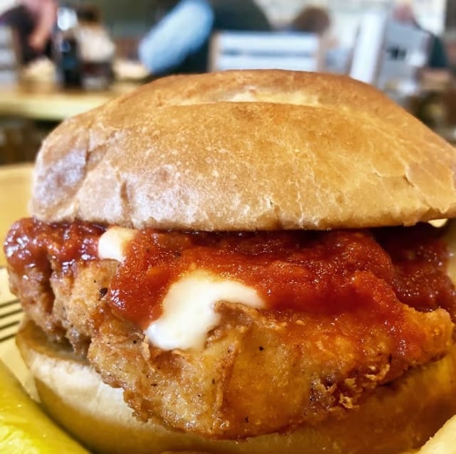 Chicken Parmesan Sandwich.