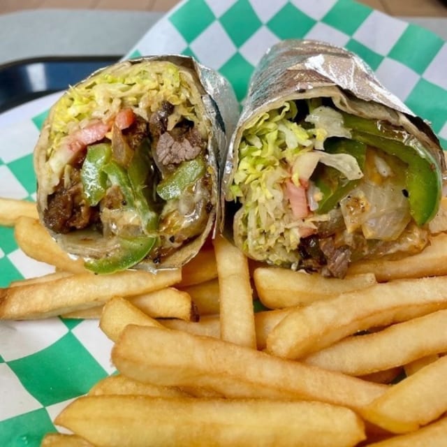 Skirt Steak Wrap.