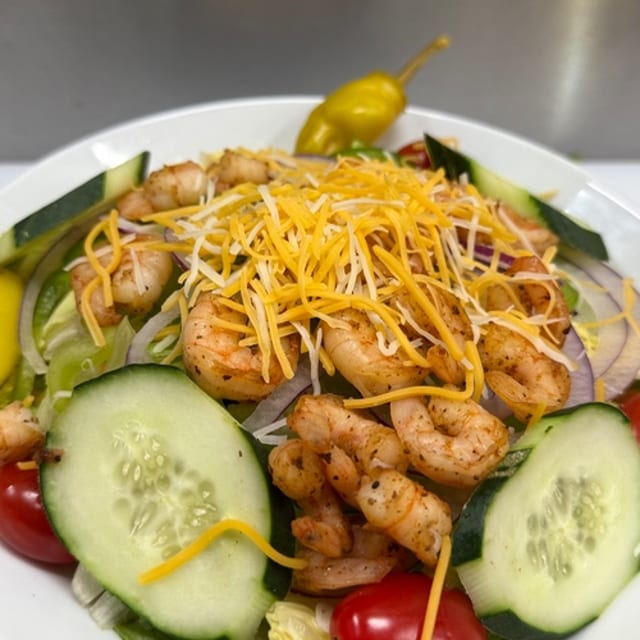 Grilled Shrimp Salad.