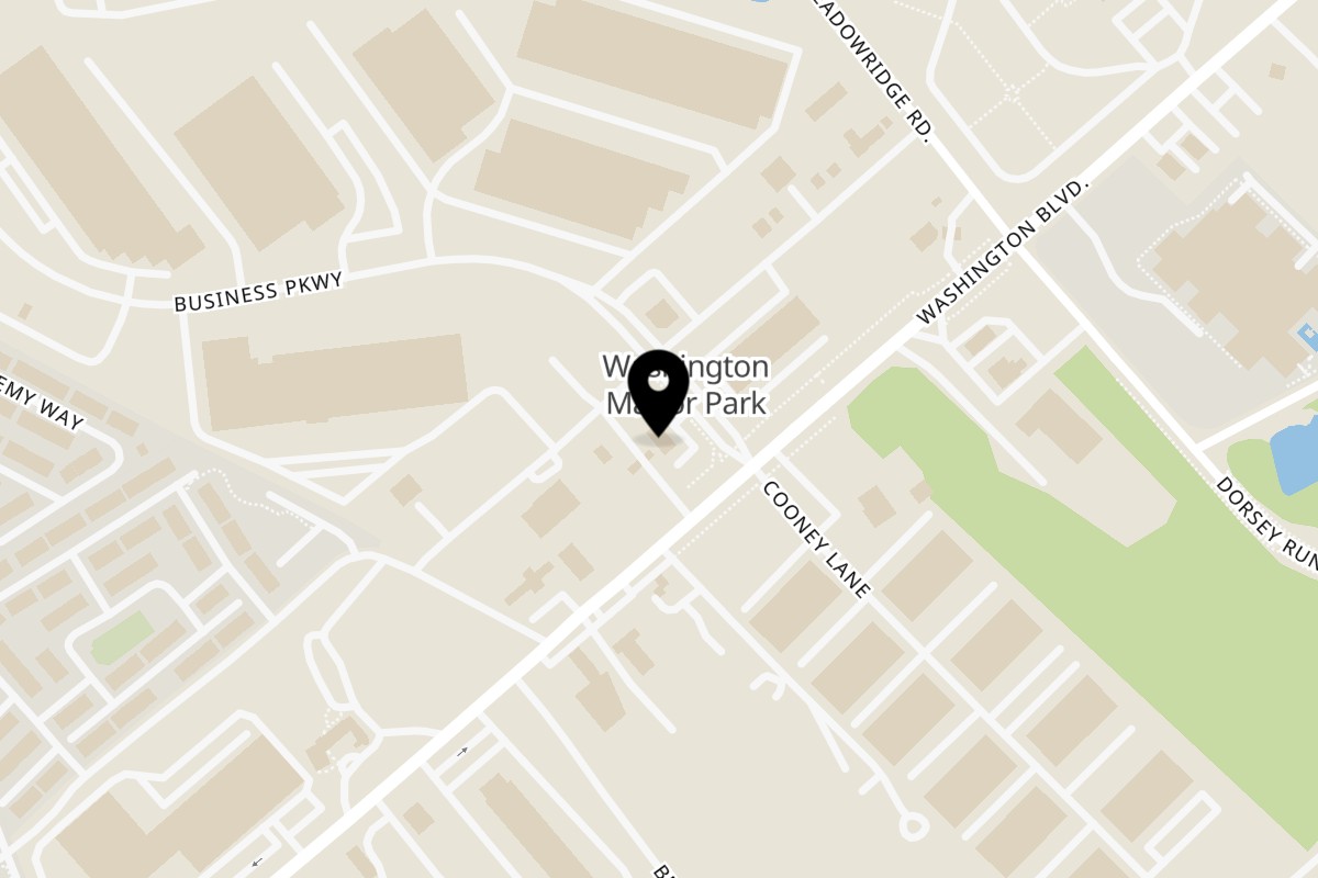 Map showing the location of Flip Pizza and Grill on 6790 Business Pkwy in Elkridge